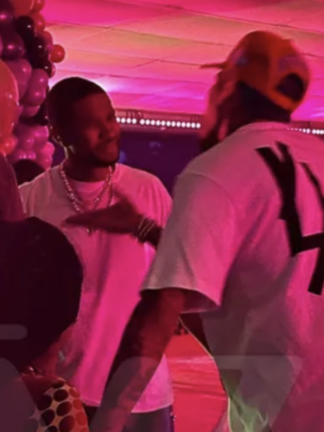 Usher and Chris Brown engage in a heated argument in Las Vegas